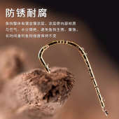 钩金秀钩正品 有刺无刺平打细条鲫鱼袖 高碳钢钓鱼钩 金袖 BKK黑金刚