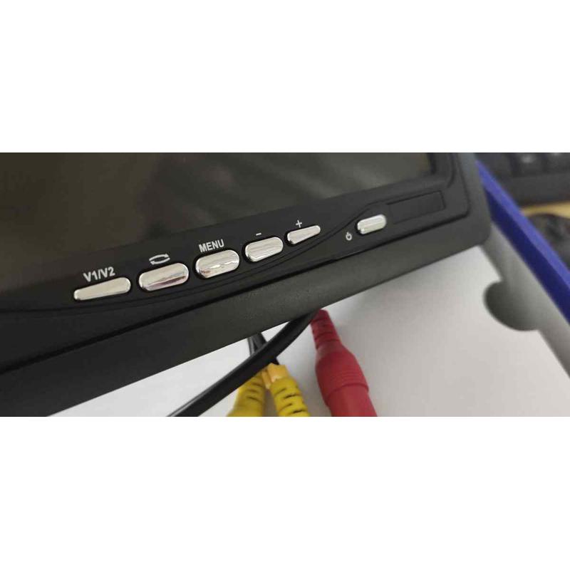 7寸工业级显示器 打孔机高清屏800*600 生产带十字线显示bnc