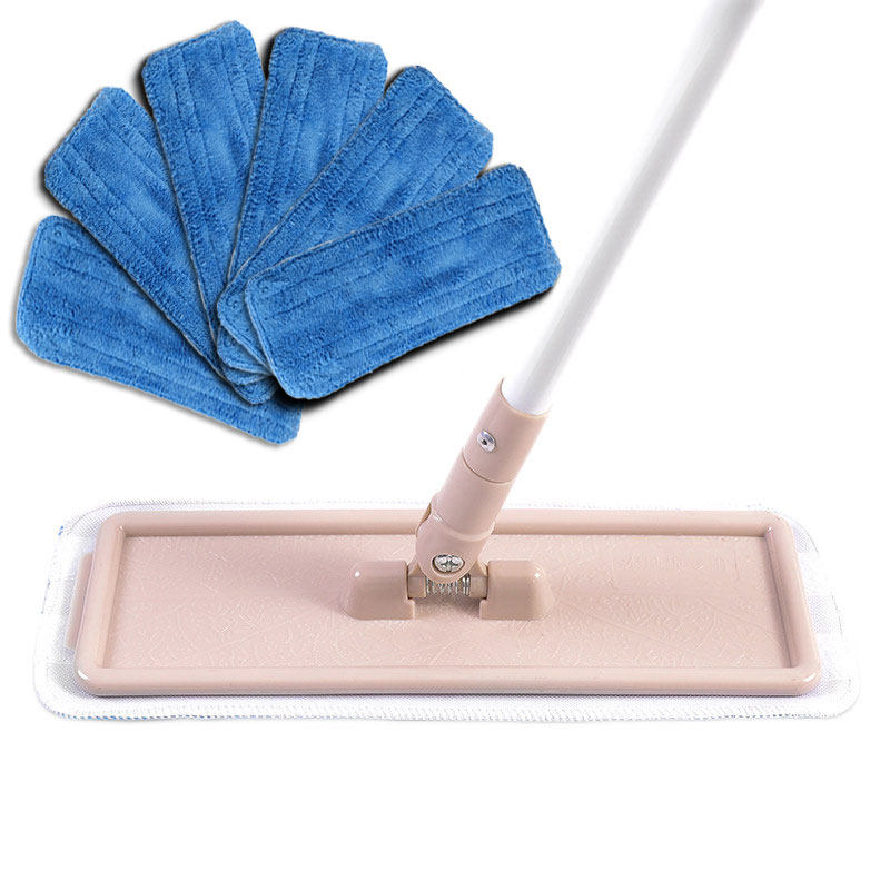 涤太太静电平板拖把 旋转拖把  抛光打蜡墩布吸水粘扣式