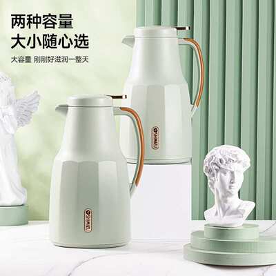 清水保温壶家用玻璃内胆热水瓶高档保温瓶大容量热水壶暖水壶茶壶