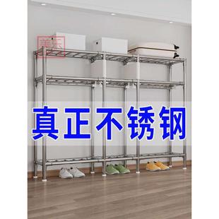 衣橱结实耐 金属不锈钢衣柜家用卧室布出租房全钢架加厚简易组装