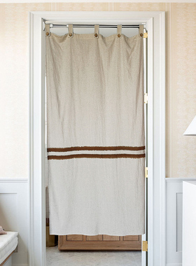 门帘装饰遮挡挂布挡风试衣卫生间日式客厅卧室厨房家用隔断窗帘子