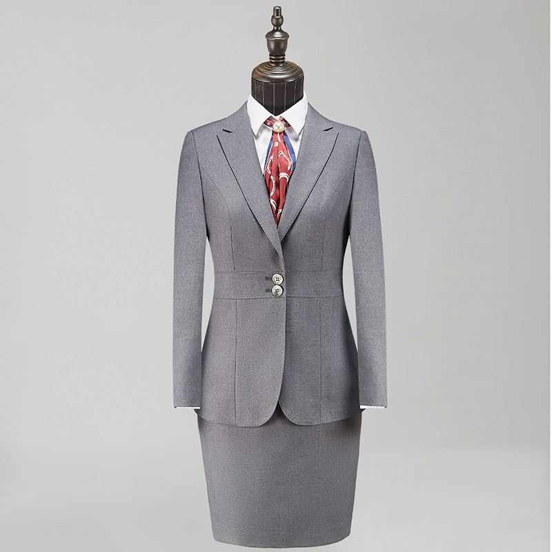 女士商务银行工作服职业正装现货