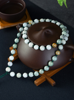 天然男女款项链绳手工玉佩吊坠