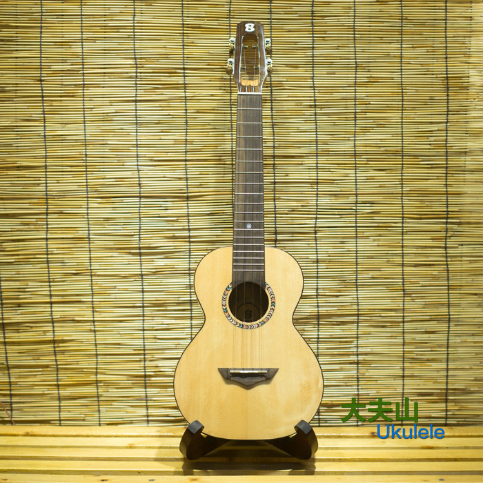 大夫山ukulele艳阳Bright Sun云杉木全单尤克里里23寸C型琴BS30C