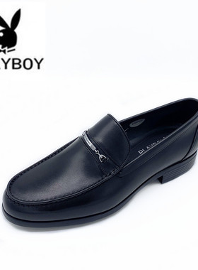 花花公子男鞋2023年春秋新款商务正装真皮绅士皮鞋男PD191282136