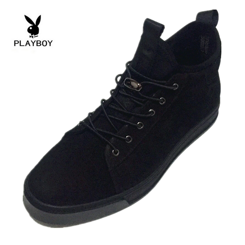 冬季日常休闲风加绒保暖男鞋