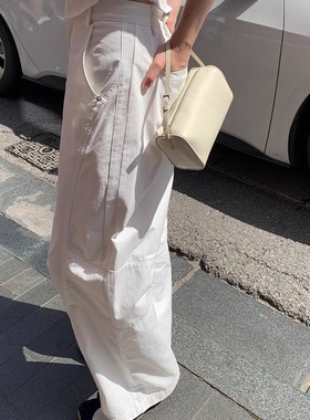 KERNEL COSMOS 零度苏打 夏日时髦结构分割工装裤透气直筒休闲裤