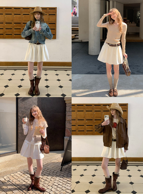 KERNEL COSMOS纽顿周末 春夏甜酷百搭设计感高腰花苞显瘦蓬蓬短裙