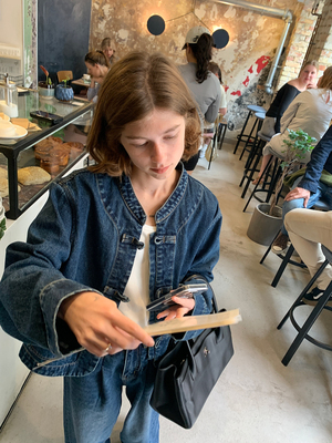 果核宇宙中式盘扣牛仔外套阔腿裤