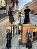 克伦堡剧院 KERNEL COSMOS 松弛慵懒高腰大摆半身裙显瘦白色长裙