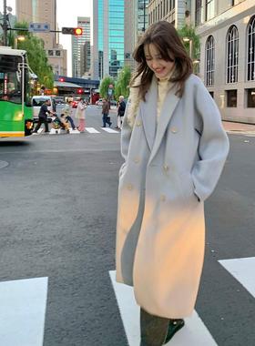 KERNEL COSMOS 冬日爱丁堡 高克重驼绒澳毛长款手工双面呢大衣