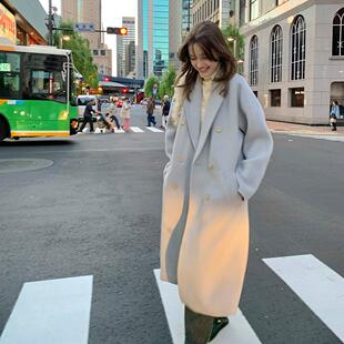 KERNEL COSMOS 冬日爱丁堡 高克重驼绒澳毛长款手工双面呢大衣