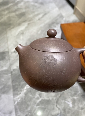 紫砂壶福利紫罗兰紫泥西施210c c