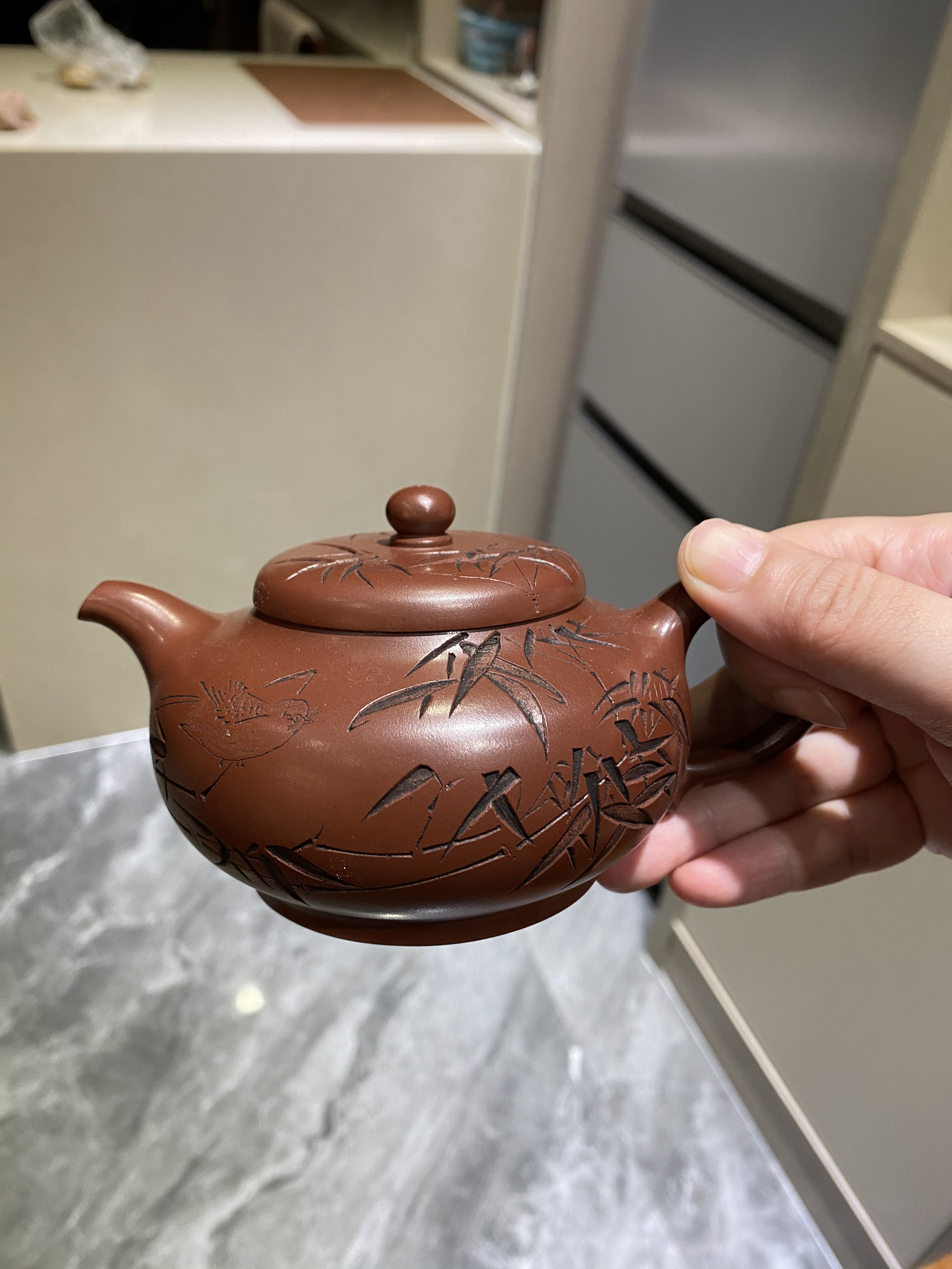紫砂壶福利红泥锦古280c c