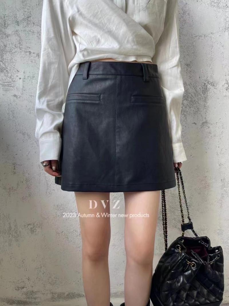 短裙A字群--显瘦包臀半身裙1皮裙