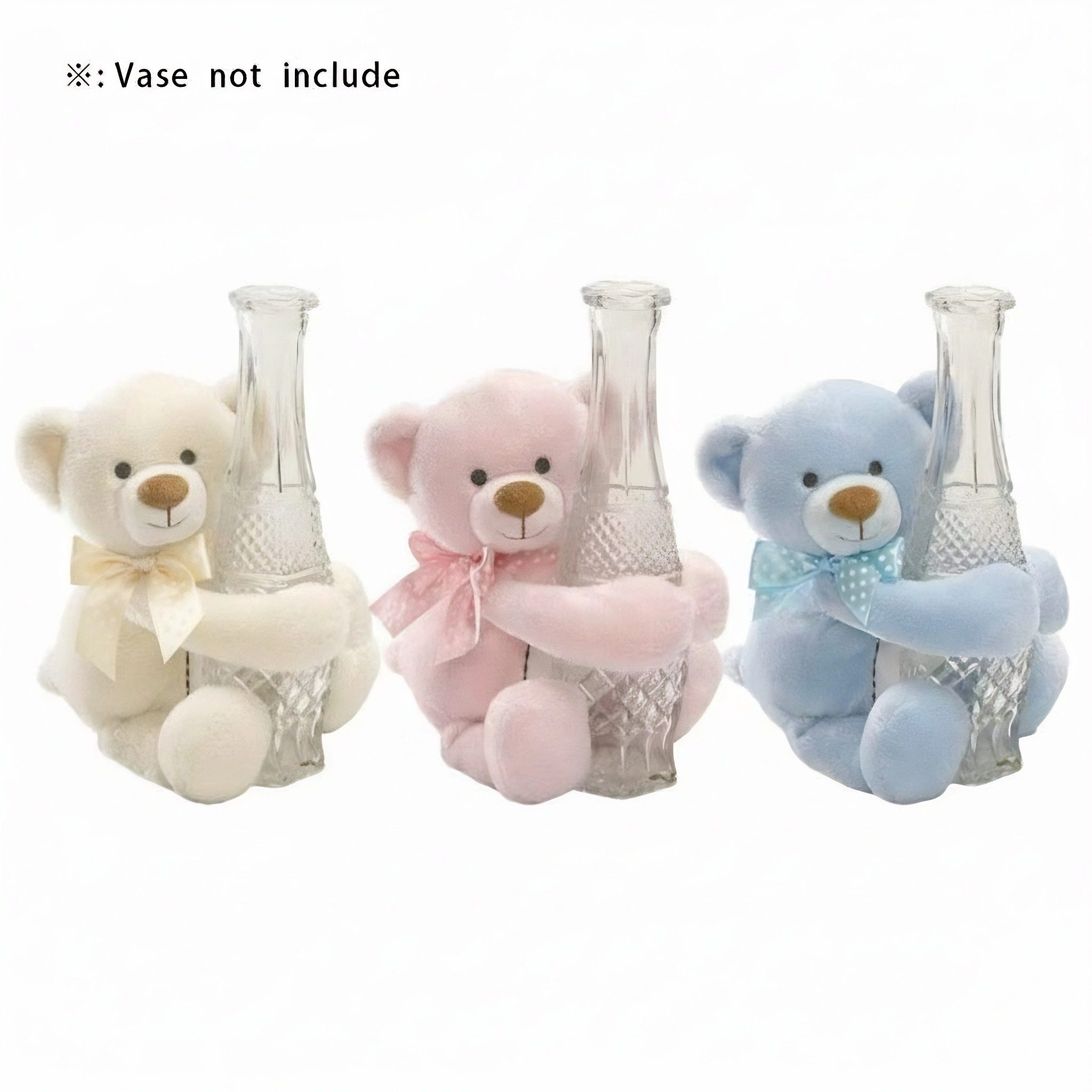 出口欧美 外贸正品特价娃娃 0-3岁 熊熊 泰迪熊 粉色 Vase Hugger