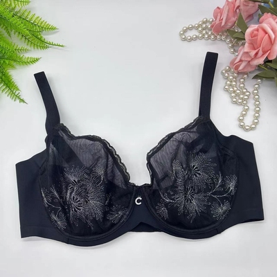 comfit大码单层蕾丝防下垂内衣