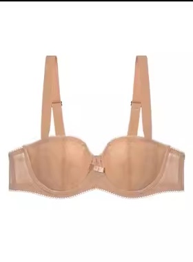 芬狄诗性感蕾丝薄款单层围有钢圈聚拢半杯文胸FB00363/FB00348