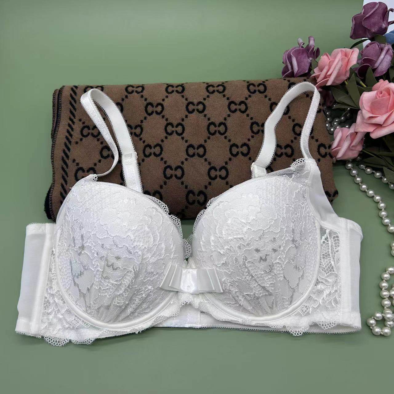 安莉芳bra薄款蕾丝聚拢文胸