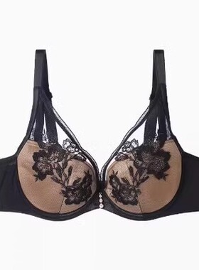 安莉芳 专柜正品 性感蕾丝薄模杯大罩杯文胸EB00195 899