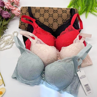 安莉芳小胸厚杯聚拢掌托杯文胸收副乳内衣EB1377/EB00854