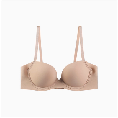 安莉芳薄款大胸显小内衣女士光面