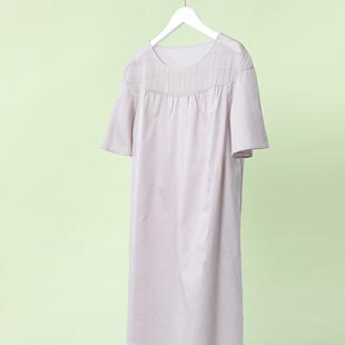 安莉芳旗下E-BRA睡衣女士长款宽松家居睡裙KL00120/KL00082