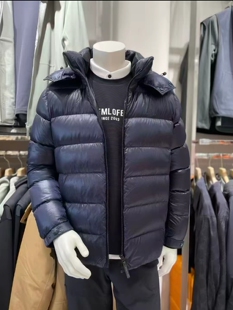 比音勒芬专柜26秋冬新款男士立领泡芙羽绒服外套384242937