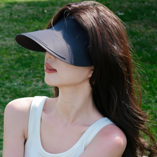 运动休闲帽子夏遮阳帽男女防晒帽防紫外线空顶帽折叠便携登山游玩