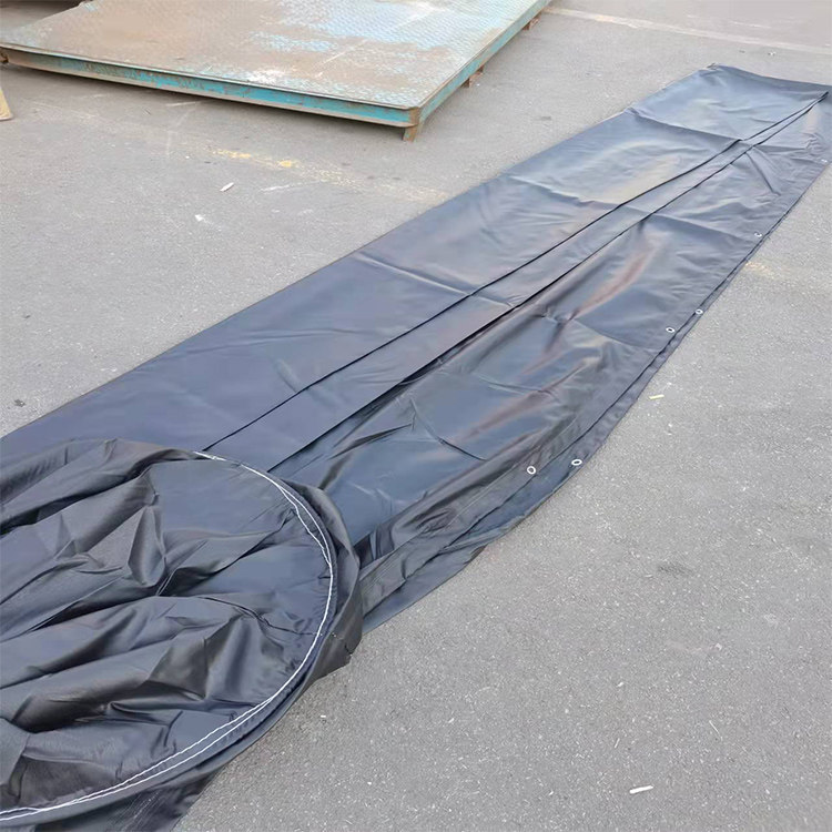 隧道骨架风筒矿用阻燃加厚耐磨矿井风管三通煤矿抗静电材质通风布