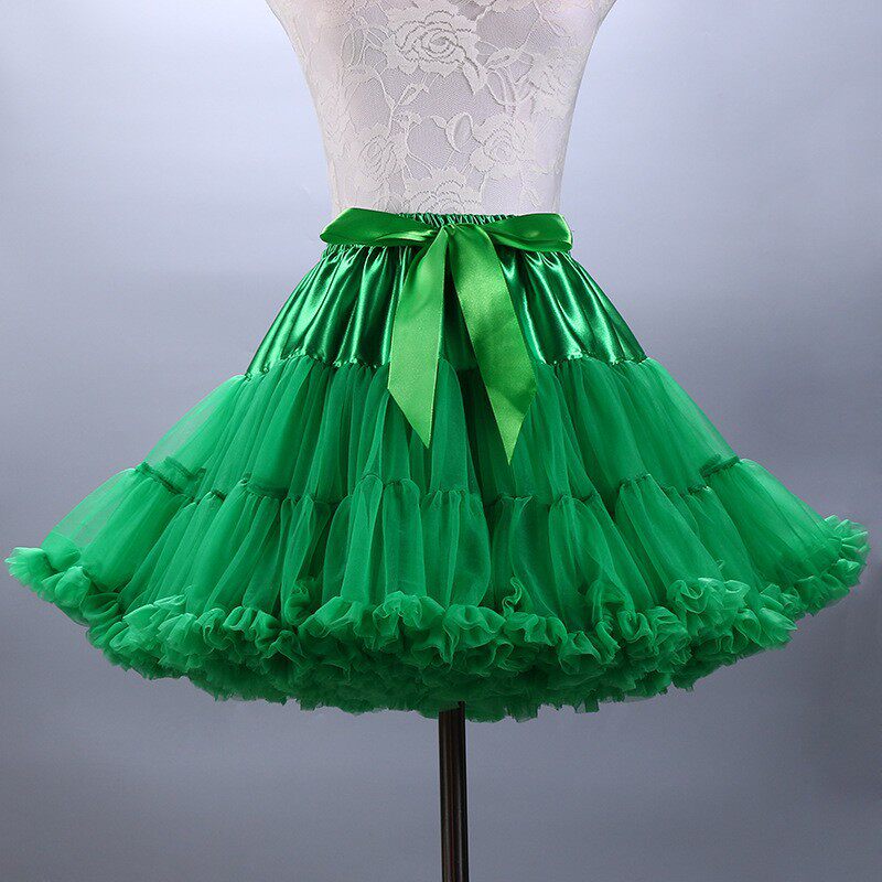 网球网纱云朵撑裙超蓬网纱lolita软妹tutu裙无骨裙撑表演服蝴蝶节