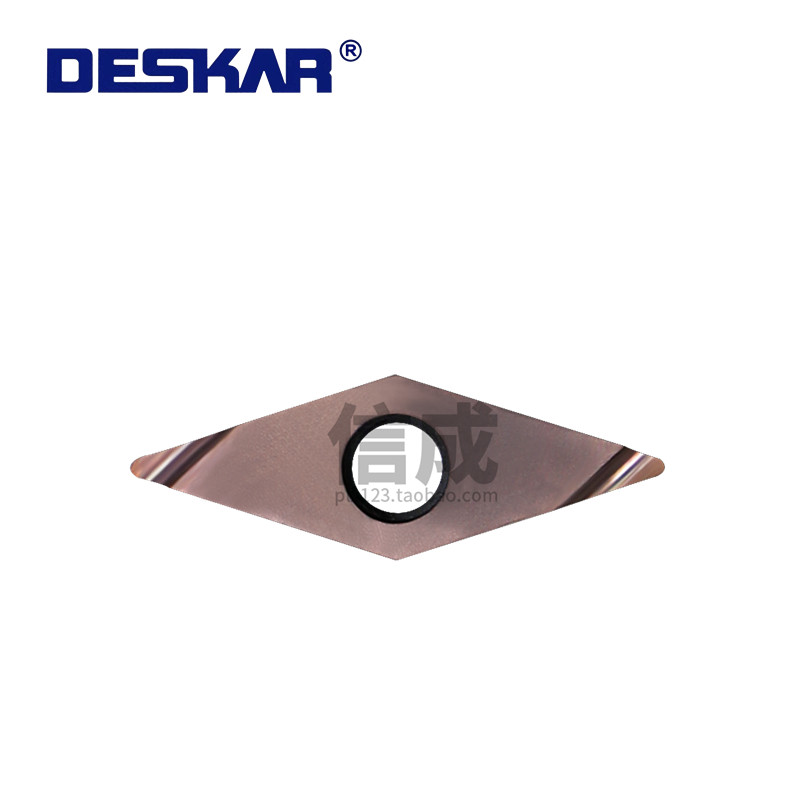 戴斯卡DESKAR数控精车内镗孔刀片VBGT110302L-F LF6018不锈钢精磨