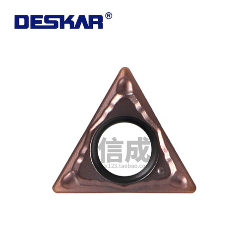 戴斯卡DESKAR数控车内孔刀片TPMT110304-FG LF6018通用不锈钢三角