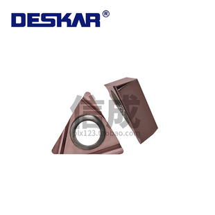 戴斯卡DESKAR数控内孔镗刀片TPGH110302L-F LF6018不锈钢三角型
