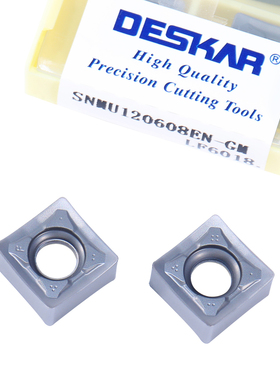 戴斯卡DESKAR快进给铣刀片SNMU120608EN-GM LF6018不锈钢双面8角
