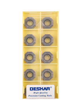 戴斯卡DESKAR数控铣刀片ONMU050505 LF6018通用不锈钢八边形