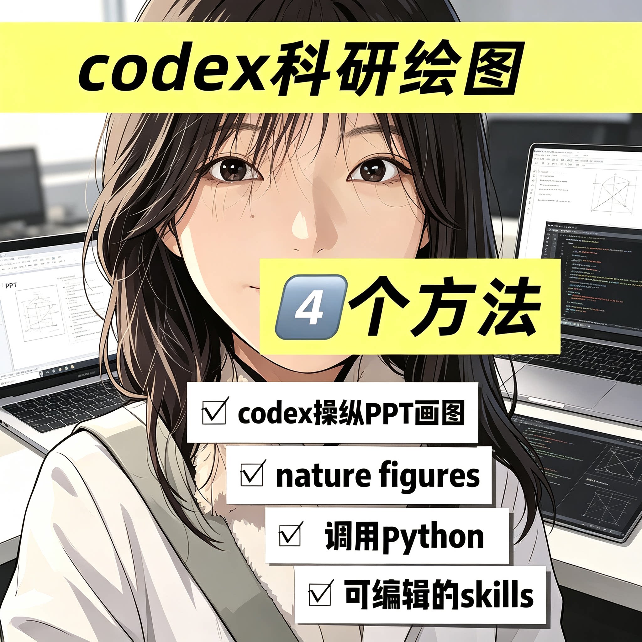 Codex科研绘图教程PPt画设计素材/源文件