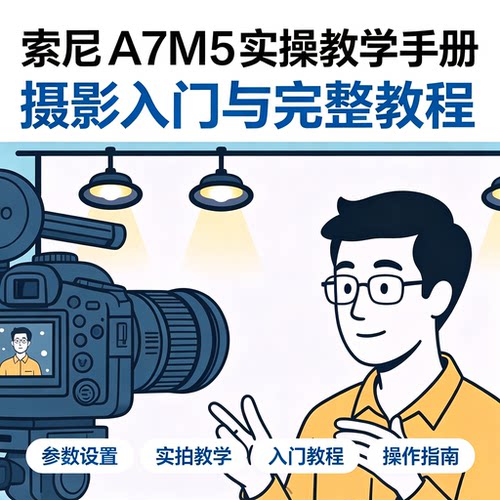 A7M5 相机实操教学手册摄影入门参数设置教程学习资料