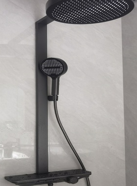 正品潜水艇HS8325H淋浴花洒套装家用卫浴喷头钢琴按键智能数显