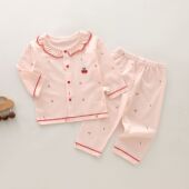 女 薄款 婴儿夏季 衣服宝宝两件套空调服a类纯棉睡衣新生儿内衣套装