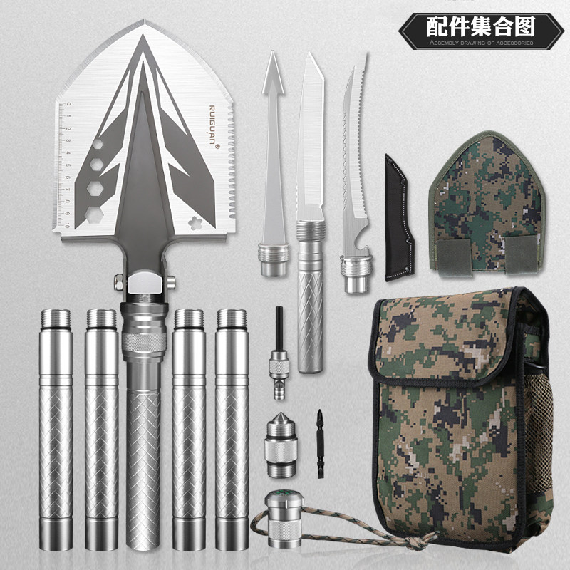 户外多功能铲子工兵铲工具铲