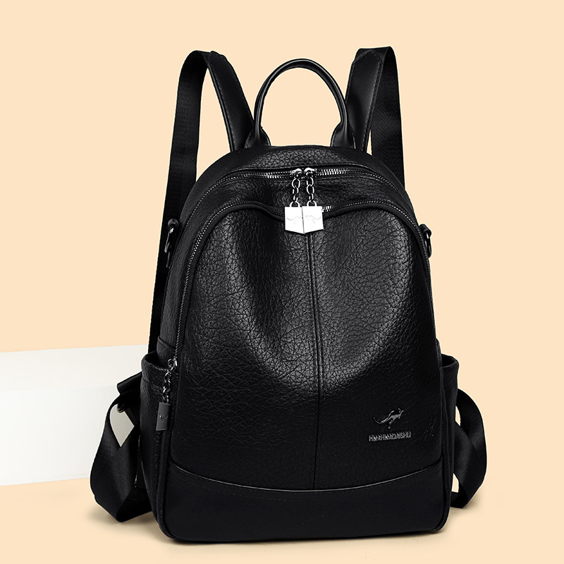 品牌爆款双肩包女2026新款时尚背包大容量旅行包轻便中年妈咪包