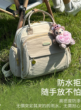 品牌小号妈咪包单肩手提外出便携式新款多功能母婴双肩背轻便收纳