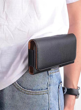 腰挂皮套适用小米红米note9/10/11/12手机腰包pro穿皮带11T老人机15男女8/7耐用13保护套14跨腰间袋夹扣挂包C