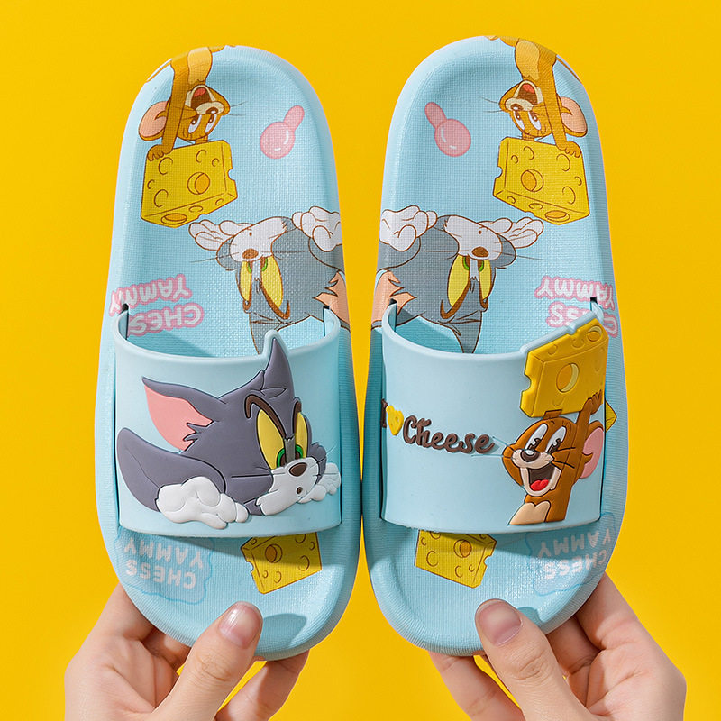 猫和老鼠儿童拖鞋男童夏季可爱中大童室内家居女孩防滑软底凉拖鞋