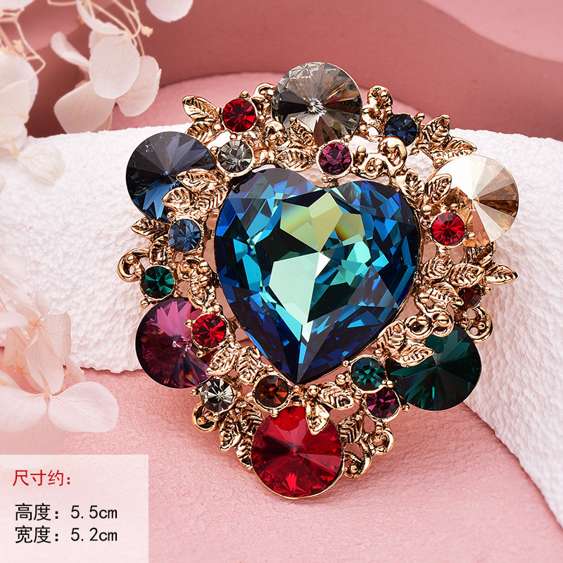 直播专享 海洋之心胸针 大号款X