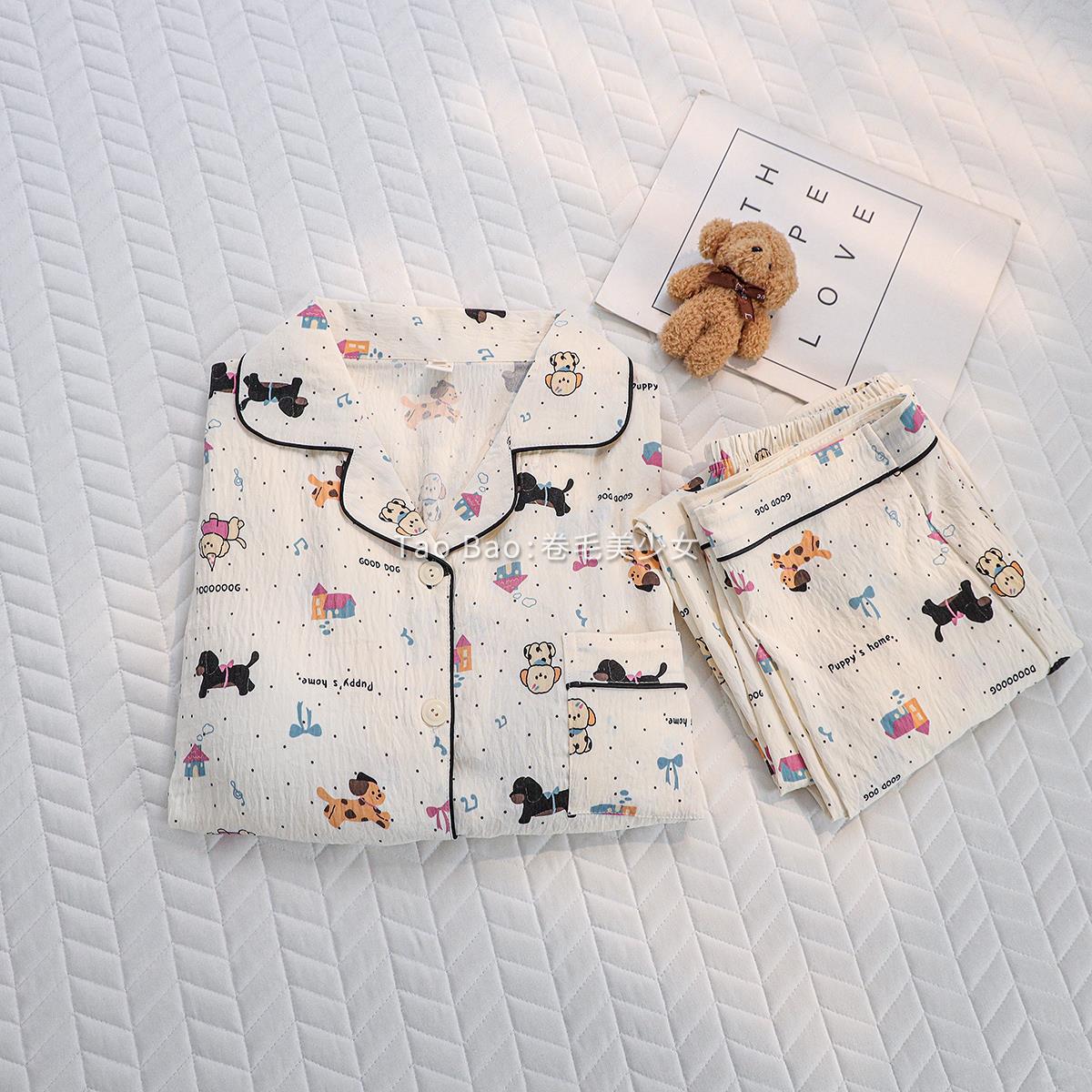 休闲百搭柔软舒适睡衣女