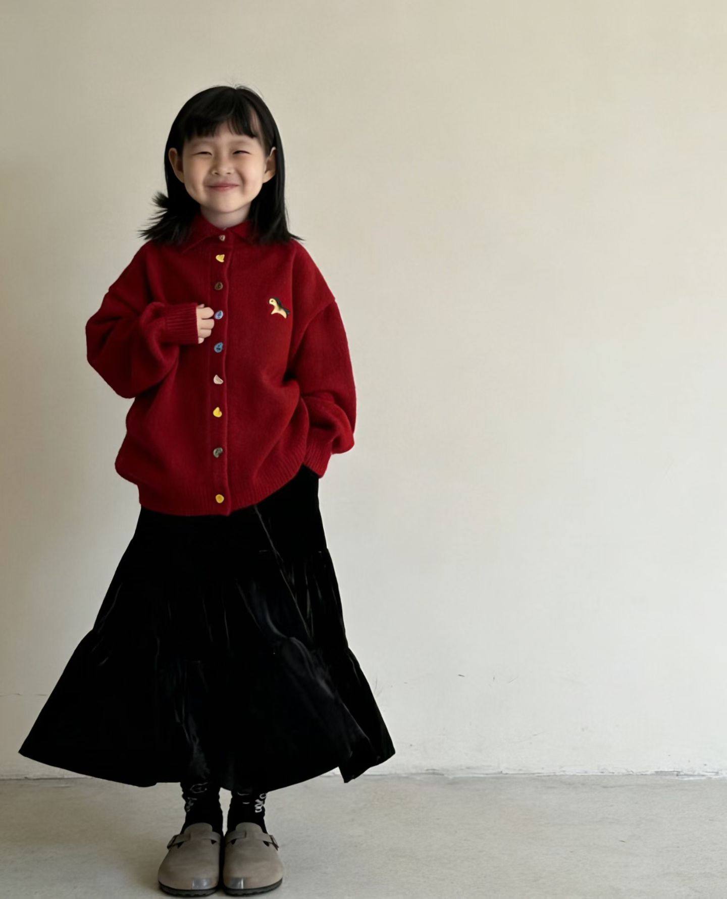 年货款韩系童装冬装新款女童黑色丝绒半身裙中大童百搭显瘦裙子,童装/婴儿装/亲子装,半身裙,淘宝优惠券,粉丝福利购,淘宝优惠卷