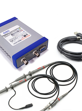 洛拓LOTO示波器OSC2002虚拟示波器50M带宽信号源逻辑分析/6合1